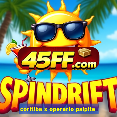 coritiba x operario palpite